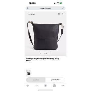 Vintage lightweight, Whitney shoulder bag